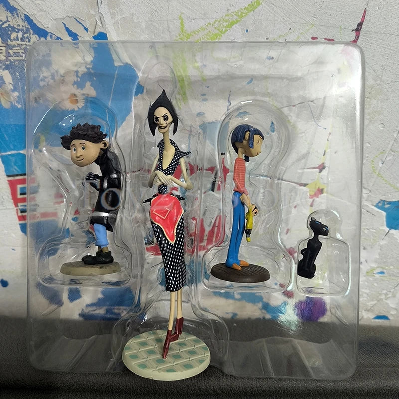 3PCS Neca Coraline Figure Anime Coraline & the Secret Door Crooked Character Action Figure Model Toys Doll Horror Birthday Gift
