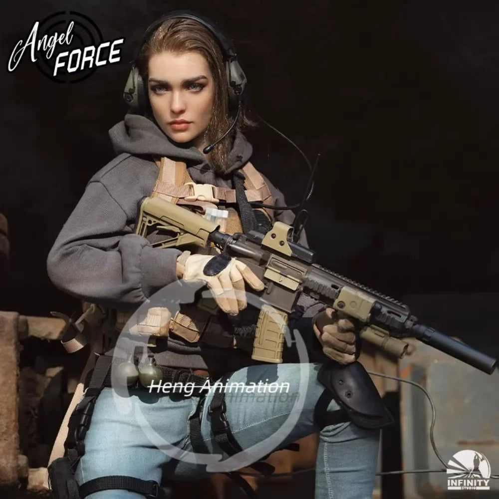 In-stock KaiTian Studio WF Angel Force Sakuya 1/3 Action Figure, Sexy, Stylish and Cool, Collectible, Ornament