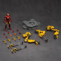 Original Disney Marvel Iron Man MK3 Can Emit Light Model 1:5 Desktop Ornament MK4 Assembled Figurine Set for Boys' Birthday Gift