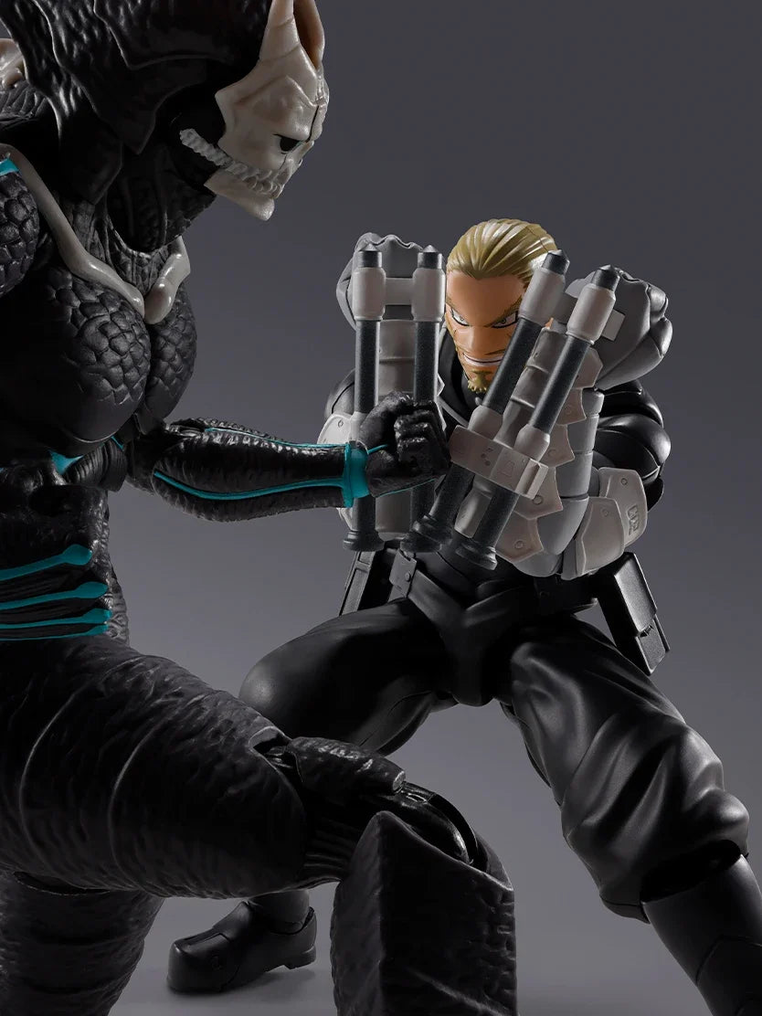 Original Bandai Sh Figuarts Shf Kaiju No.8 Shinomiya Isao Action Figures Anime Model Toys Collection
