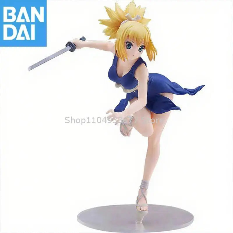 Bandai Dr.stone Figure of Stone World Xeno Houston Infield Amber Nanami Ryusui Ishigami Senkuu Genuine Figure Model Toy Gift