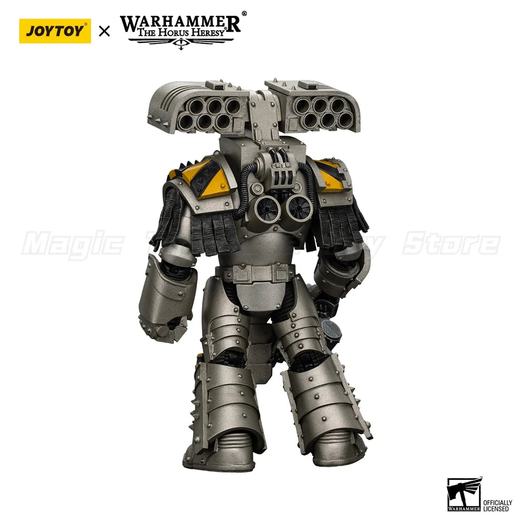 【In Stock】JOYTOY Warhammer 40K Tlron Warriors Tyrant Siege Terminator with Rocket Launcher Model Toy 1/18 Action Figure