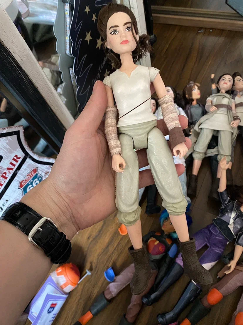 Starswarse 12 Inchs Joints Movable Doll Action Figures Q Version Movie Peripheral Model Toys Kids Gift