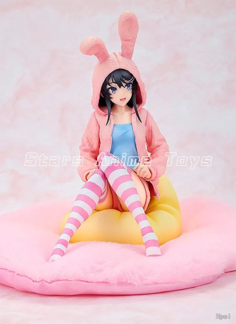 Original KADOKAWA KDcolle ‌Rascal Does Not Dream of Bunny Girl Senpai‌ Sakurajima Mai Rabbit Ear Jacket Animation Figure