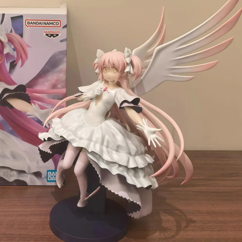 Bandai Namco Puella Magi Madoka Magica Akemi Homura Action Figurine Merchandise Toys Collector Doll Birthday Gift Girl'S Gift