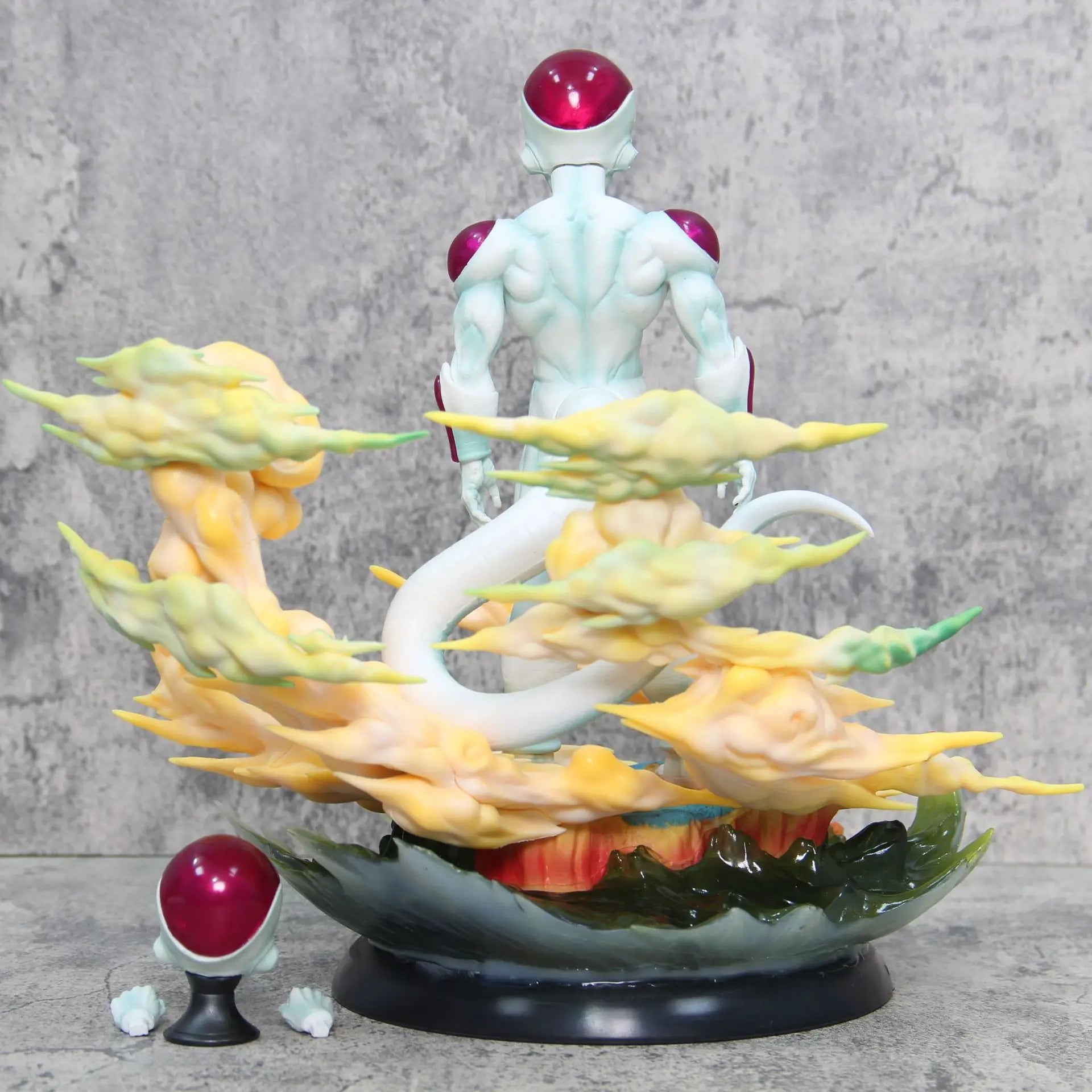 31cm New Dragon Ball Anime Figure Frieza Peripheral PVC Model Scene Statue Collect Decoration Ornaments Kids Birthday Gifts Toys