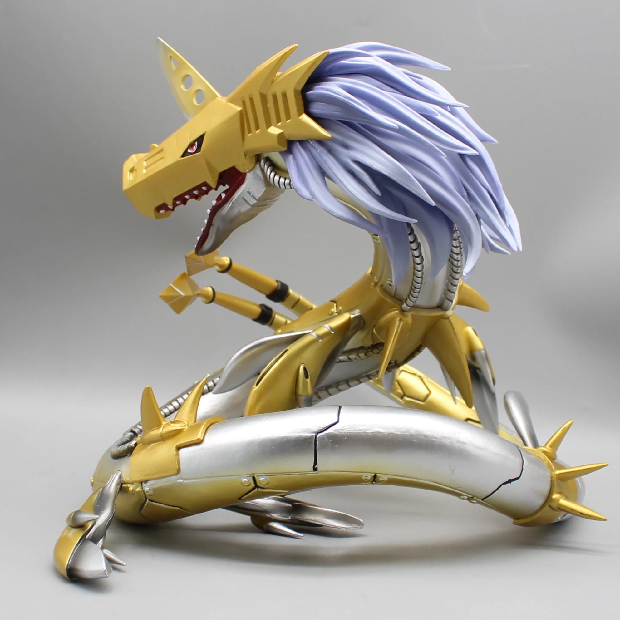 26cm Digital Monster Metal Seadramon Anime Figures Figurine Digimon Adventure Dark Masters Pvc Room Collection Decoration Toy Gi