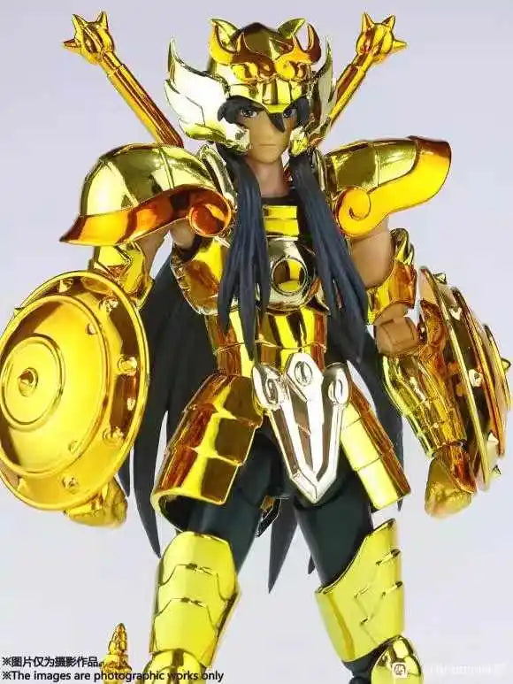 BANDAI in Stock Saint Seiya Saint Cloth Myth Golden Front Libra Purple Dragon Collectible Model Decoration Action Figure Toy
