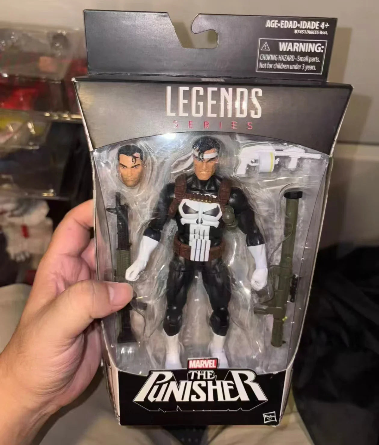 Original Hasbro Marvel Legends Series Der PUNISHER Anime-Figur Spielzeug-Sammlung Geschenk