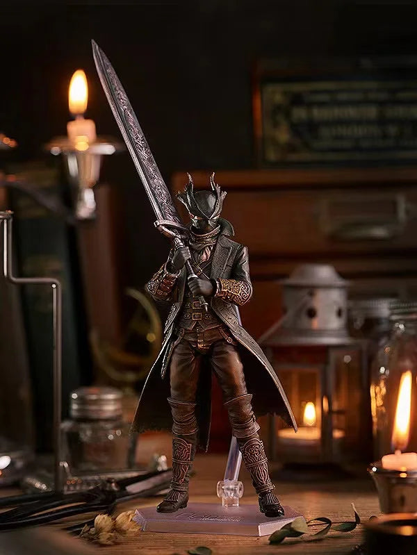 In Stock Original Max Factory Figma#367-DX BloodBorne The Old Hunter Anime Figure PVC Collectible Model Toy Ornaments Desktop