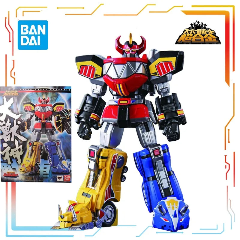Bandai Super Robot Superalloy Finished Products Dinosaur Squad Big Beast God Anime Action Figure Model Toy Model  Gifts for Boys