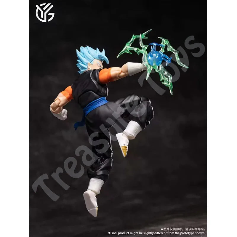 YG-mw Studio Vegito Figure Dragon Ball SHF Super Saiyan God Vegito Vegetto Anime Action Figures Figurine Model Kids Gifts Toys