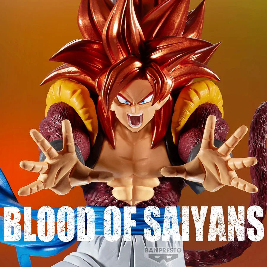 Banpresto Dragon Ball GT Anime Figurines Bos Super Saiya 4 Gogeta PVC Action Figures DBZ Figurals Collectible Model Toys