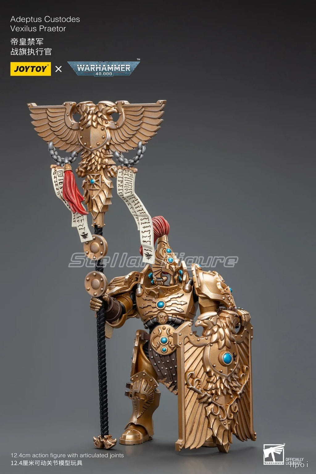 【SF】JOYTOY 1/18 Action Figure Adeptus Custodes Vexilus Praetor Model Toys Gifts Collection Ornaments