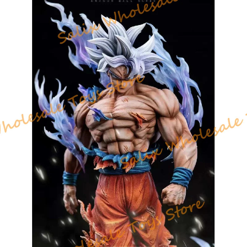 LK Factory Dragon Ball Anime 42cm Ultra Instinct Son Wukong Gk Model Trending Toys Surroundings Action Figure Collectible Toys