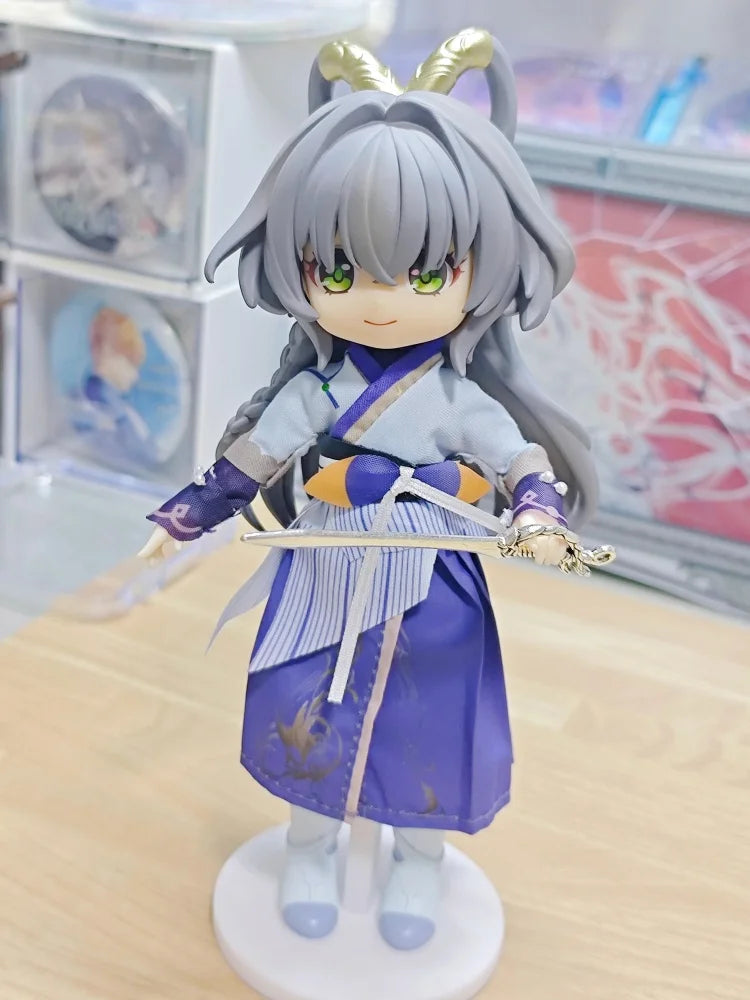 Original VSINGER Vsinger Luo Tianyi Qiu Meng Tianyi 18CM Collection Anime Doll  1/12 mjd Scale Action Figure Toys Chinese classi