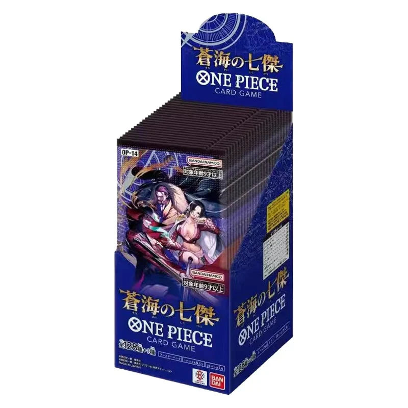 Original BANDAI One Piece Trading Card Game - OP14 TCG Kingdom of Plots Collection Japanische Zeichentrickspielzeuge auf Lager