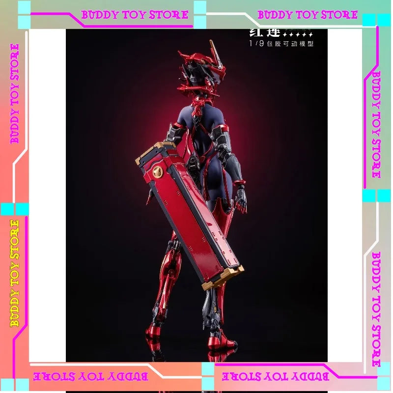 AniMester Nuclear Gold Reconstruction Trial KOF Guren Padma 1/9 Rubberized Movable Model Anime Action Figure Toys Gift Pre-order