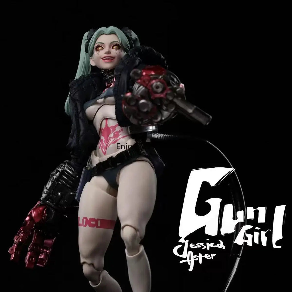 Auf Lager Gun Girl Jessica Rebecca 1/12 Deluxe Edition Actionfigur Modell