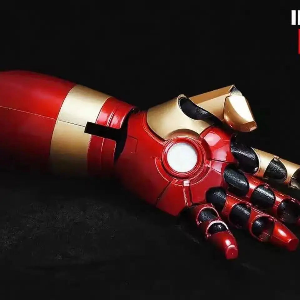 In Stock Wearable Steel Armor Hand Gloves Mk42 For Left And Right Hand Cosplay Model Toy Collectible Action Figure Accessories ﻿