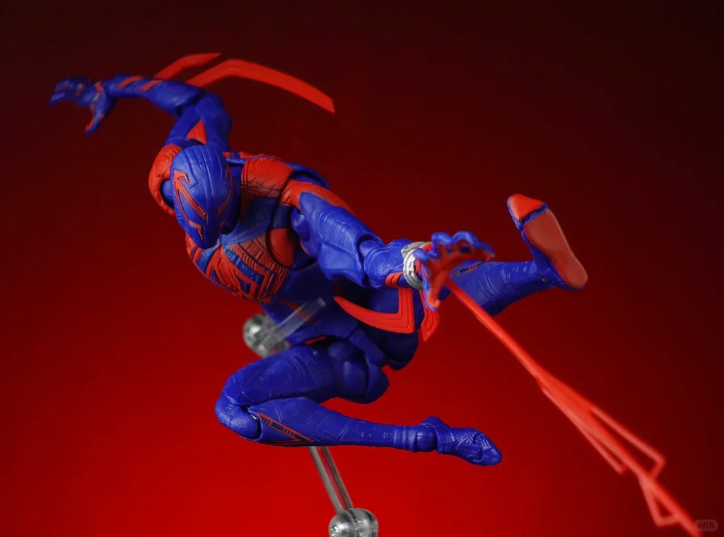 Desk Decora Figurines Gift Spiderman 2099 Anime Figure Spiderman Across The Spider-Verse Part One Shf Action Figurine Model