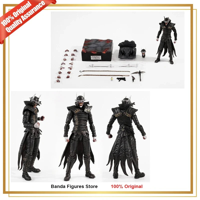 Original LPZZ UPFinegures Dark Nights Metal The Batman Who Laughs Laughing Bat  In Stock Anime Action Collection Figures Model