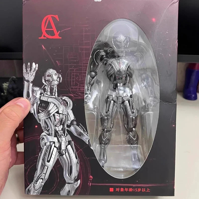In Stock AC Factory Ultron Action Figures Kaiyodo Amazing Yamaguchi Avengers Anime Collection Ko Model Customized Gift Toys 16cm