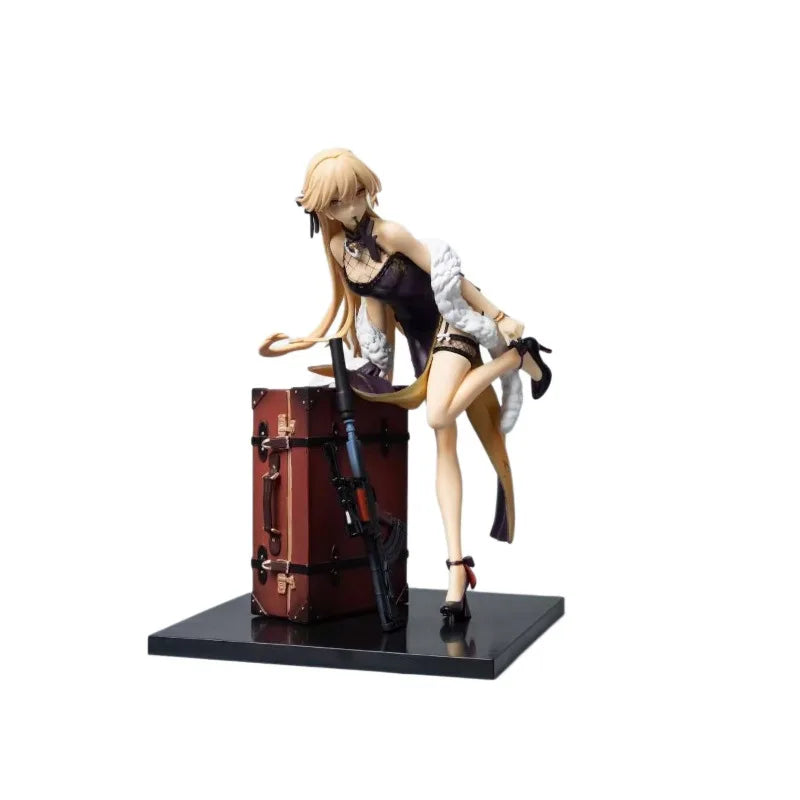 Hot Cartoon Girls' Frontline Ots-14 Hits Ziyu Xinshou Anime Cartoon Girl Model Statue Desktop Decoration Birthday Holiday Gift