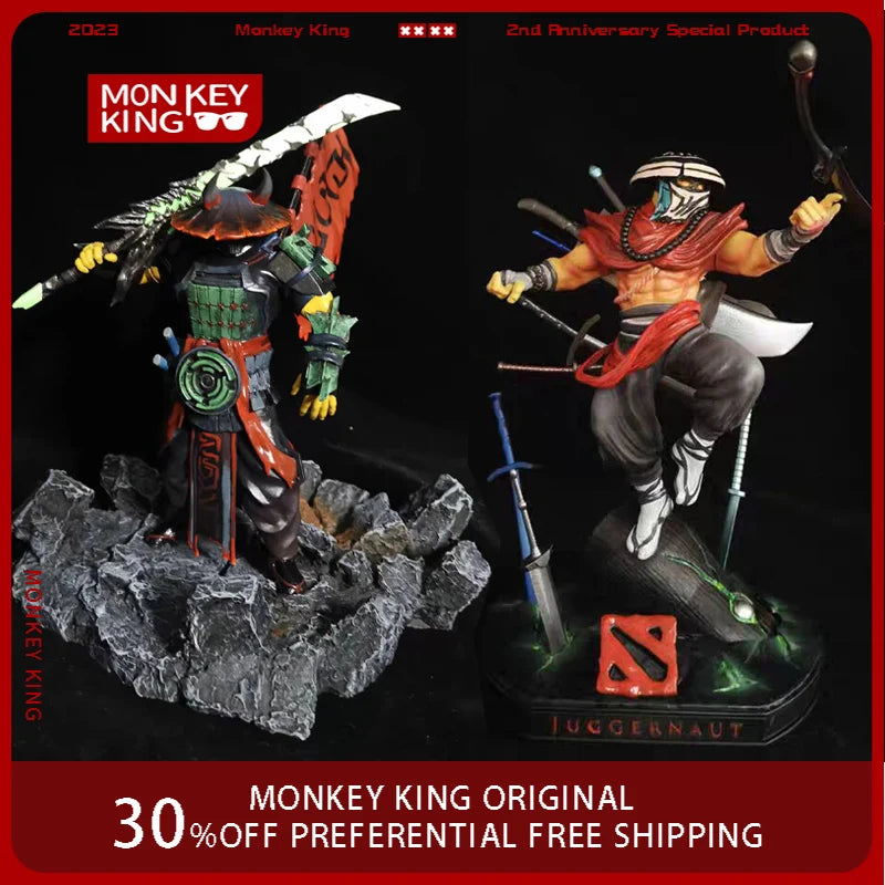 20cm DOTA2 Figur JUGG Handgemachte Anpassung Anime Sammlermodell Harz Desktop Dekorationen Weihnachtsgeschenke Kinderspielzeug