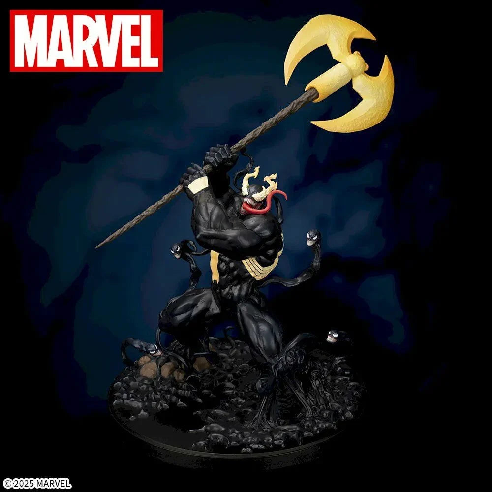 Original Sega Spider-Man Anime Venom Luminasta Anime Figure Action Figurine Model Figuarts Collection Decoration Toys