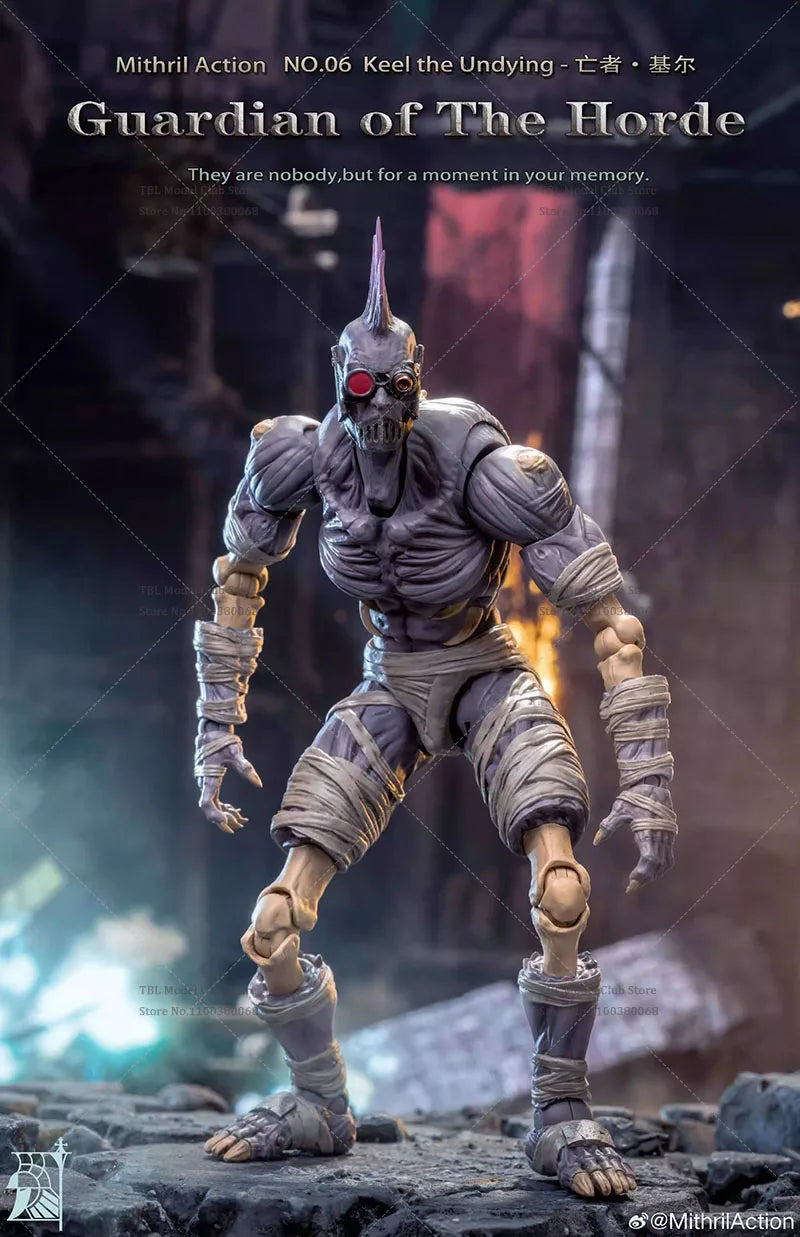 Grey Knight 1/10 Scale Collectible Mithril Action NO.06 Keel the Undying Guardian of The Horde Anime Action Figure Model Toys