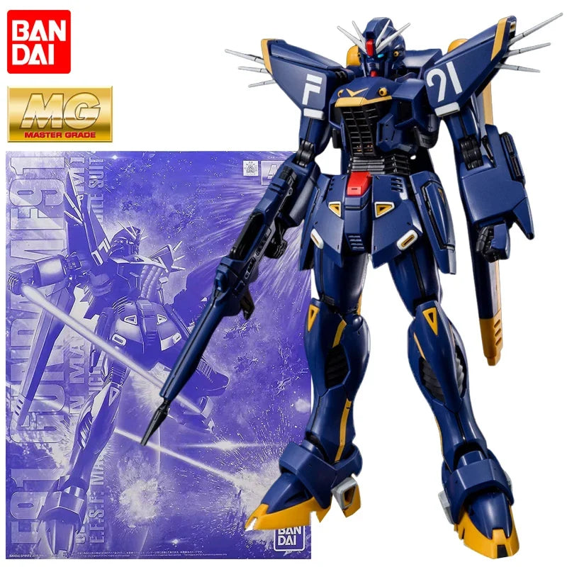 BANDAI PB Limited MG 1/100 GUNDAM FORMULA 91 Ver.2.0 (HARRISON MADIN CUSTOM) Anime Action Figures Assembly Model Collection Toy