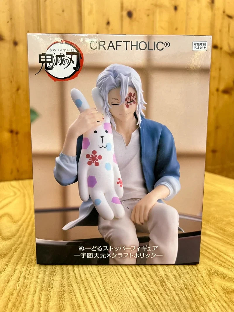 Echter originaler vorrätiger Furyu Demon Slayer: Kimetsu No Yaiba Craftholic Noodle Stopper Figur Uzui Tengen Anime Figur Modell