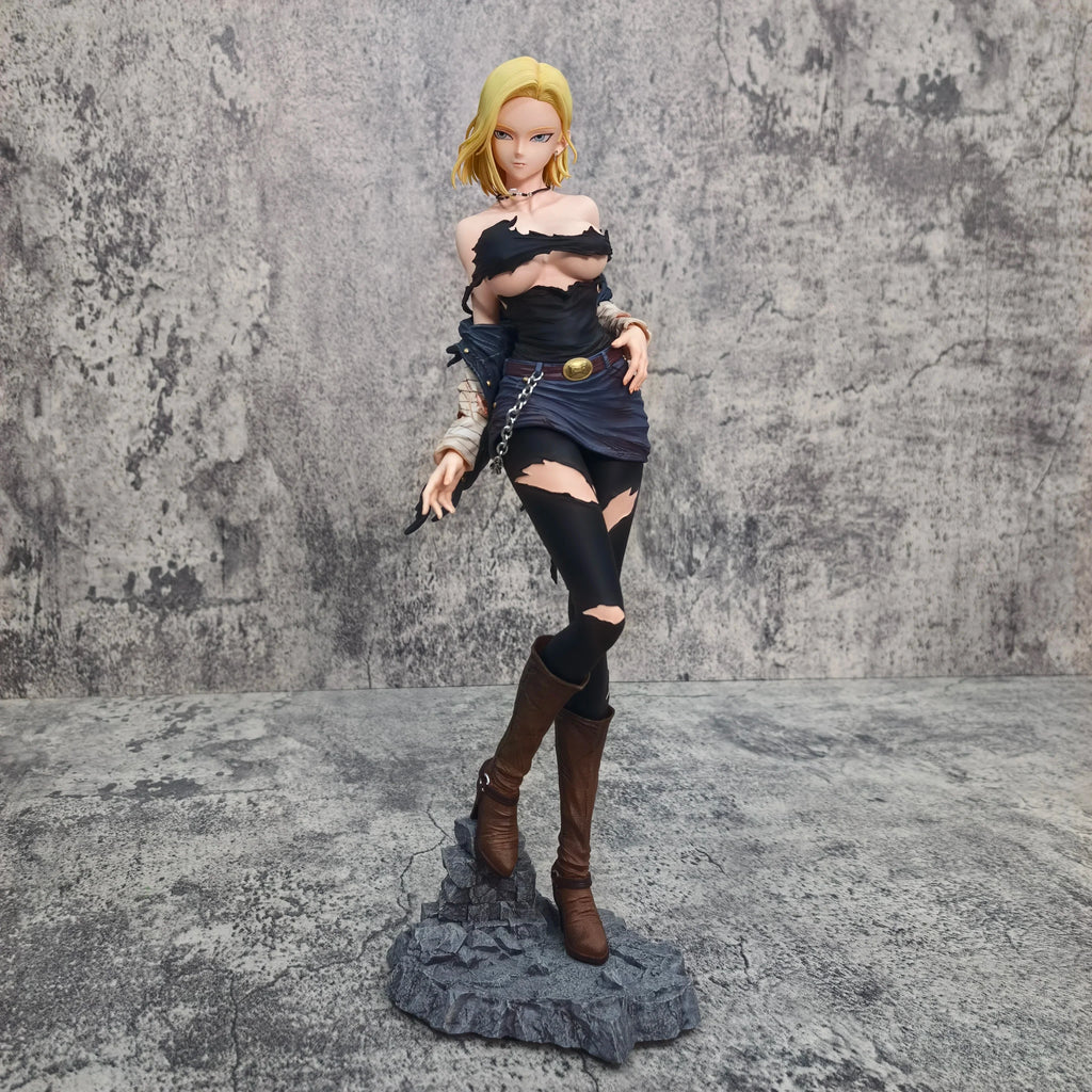 Dragon Ball 30cm Anime Figure Sexy Android 18 Pvc Action Figurine Model Statue Toys Statue Doll Collection Decoration Toys Gift