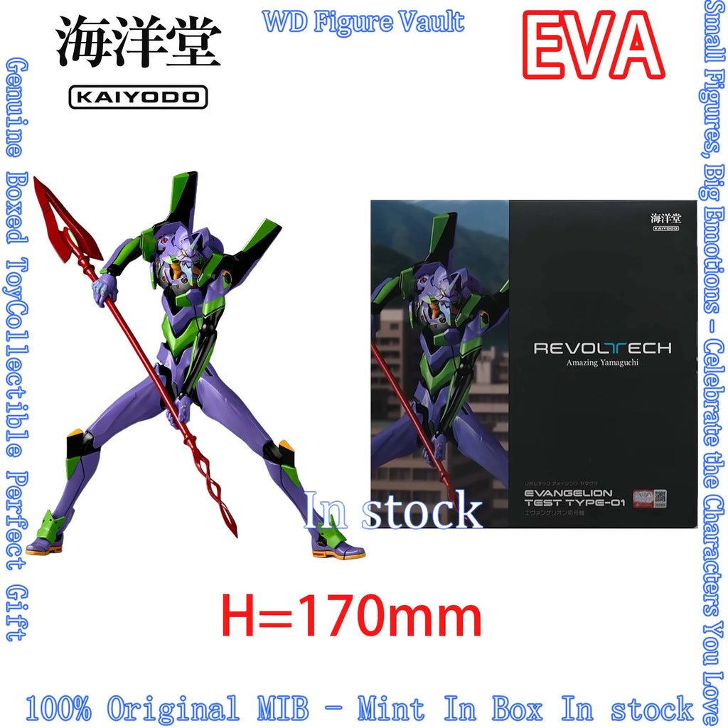 In stock KAIYODO EVA Evangelion Unit-01 Fourth Angel Shamshel  Figures Anime Model Genuine Boxed Toy Gift
