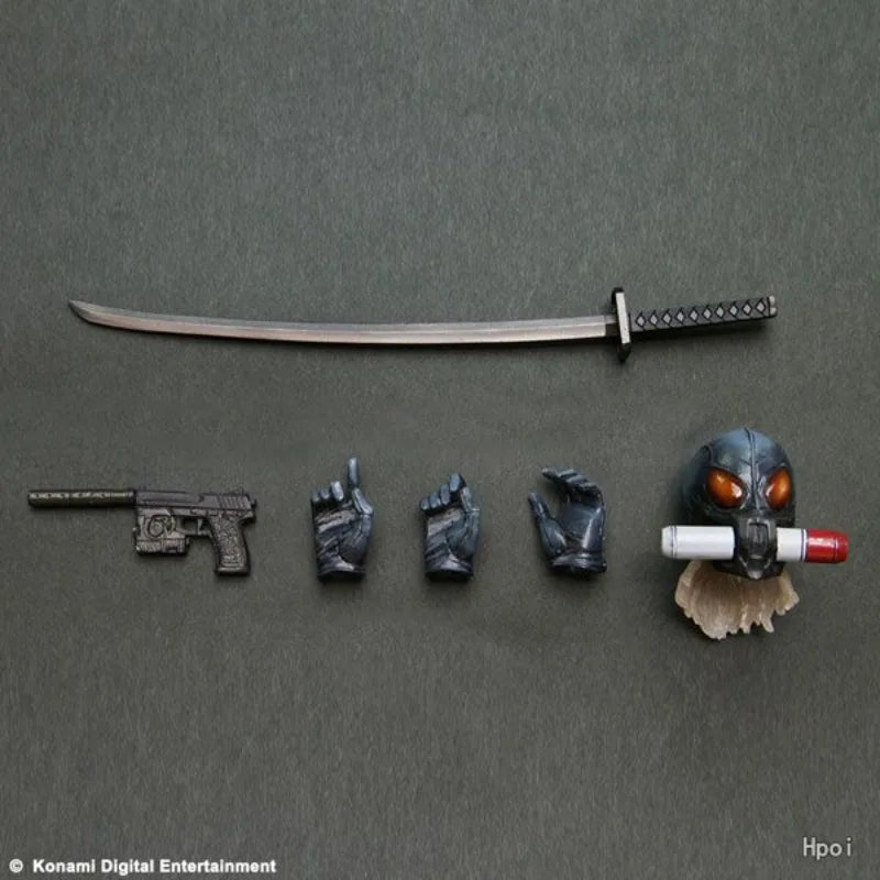SQUARE ENIX Original PLAY ARTS Modified Finished Movable Doll Metal Gear Solid 2 Anime Action Figure Model Toys Gifts for Boys