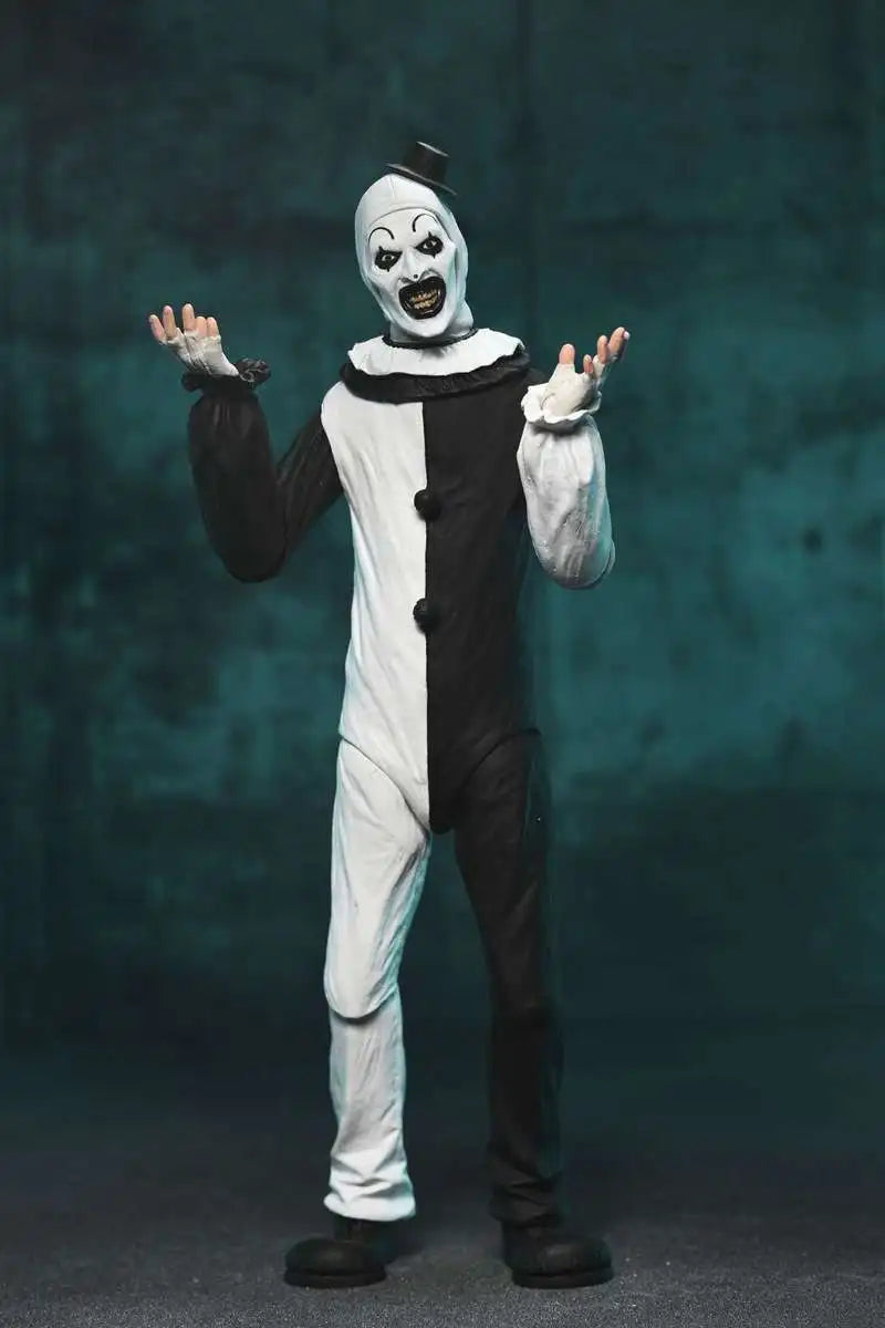 NECA 45251 Ultimate Art The Clown 7-Inch Scale Collectible Action Figure Horror Movie Model Articulated Figure Premium Accessor
