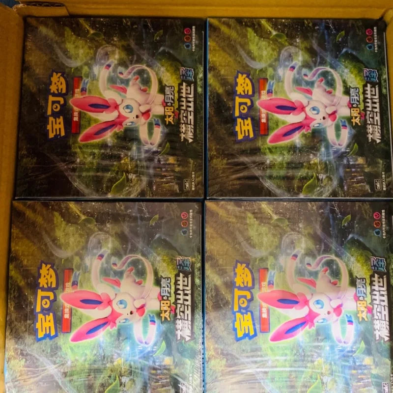 100% New Original Pokémon Card Anime Trade Game Ptcg Sun&Moon Simplified Chinese All Series Cards Booster Pack Collection Gifts