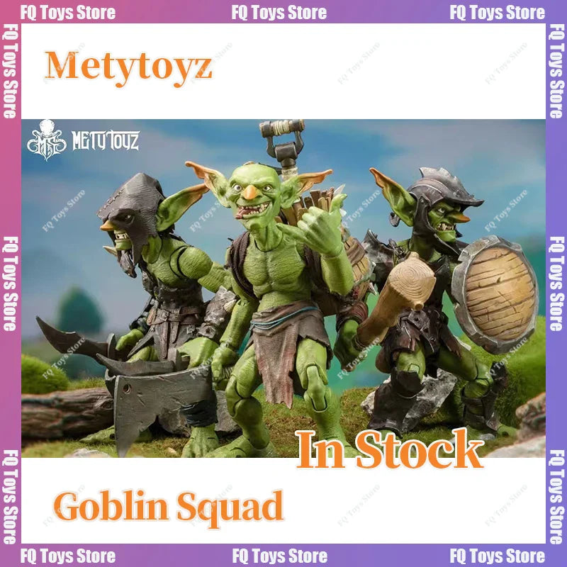 Auf Lager Original Metytoyz Goblin Abenteuer-Team Krieger Bewegliche Gelenke Anime Modell Spielzeug Sammlerstück Geschenk