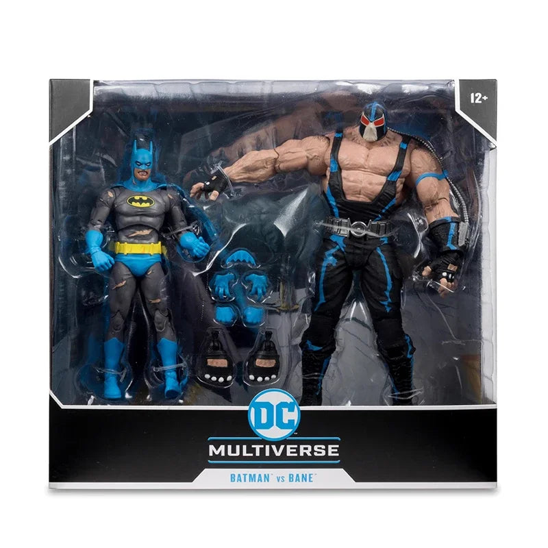 In Stock DC Multiverse Batman VS Bane Action Figure Anime Batman: Knightfalls Movable Figurine Collection Model Toys Gifts
