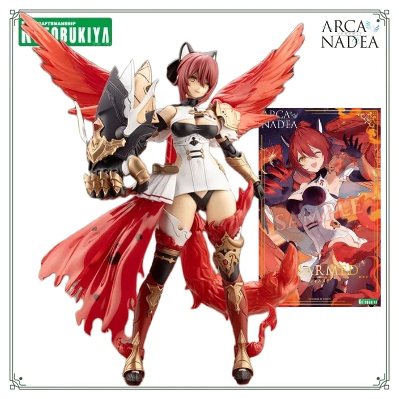 Kotobukiya Origina Arca Nadea Series Fire Angel Charmed Anime Figures Assembly Toys Collectible Model Ornaments Gifts for Boys