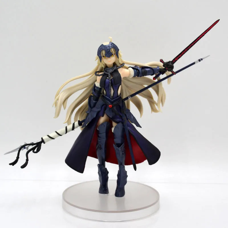 17cm Fate/Grand Order Jeanne d'Arc Anime Figure Saber Alter Rider Action Figure Altria Pendragon Figurine Model Doll Toys Gift