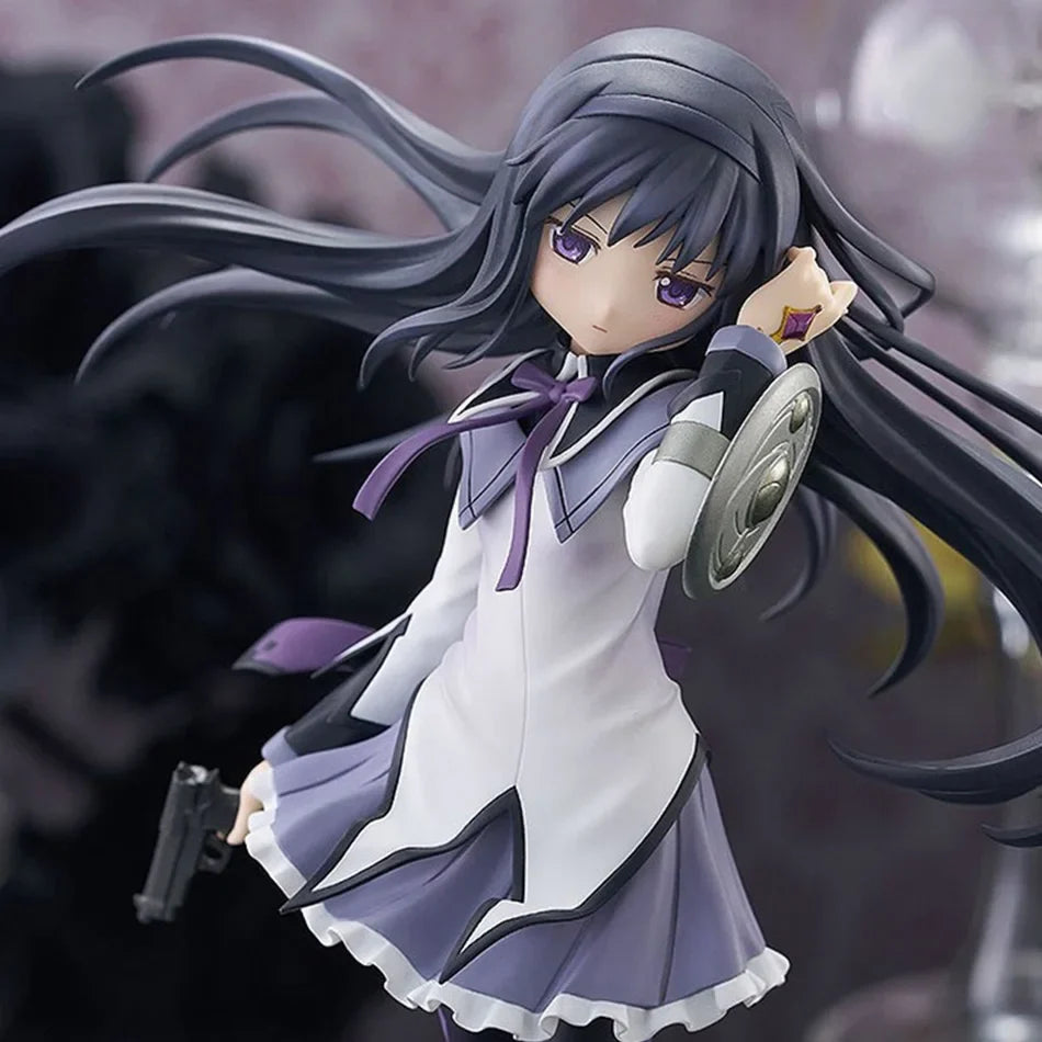 Anime Puella Magi Madoka Magica Figure 17cm Akemi Homura Action Figural Pvc Model Kawaii Decoration Doll Kids Toys