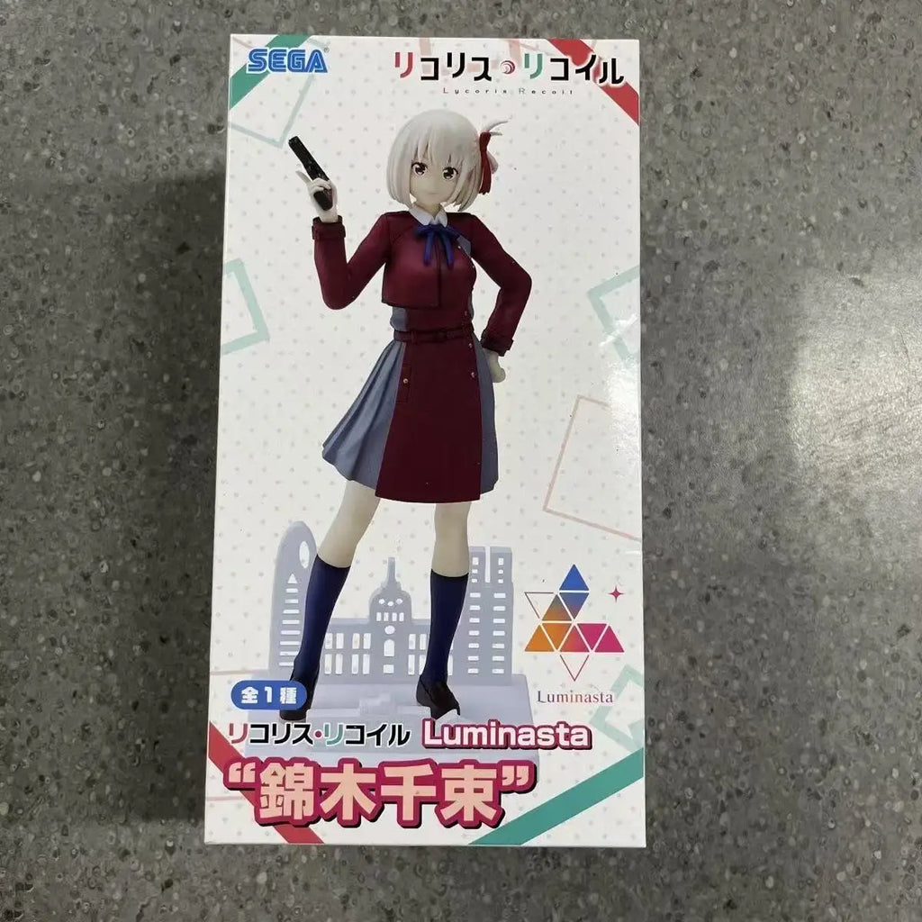 Genuine In Stock Original SEGA Luminasta Lycoris Recoil Anime Character Nishikigi Chisato Inoue Takina Children's Gift Model Toy