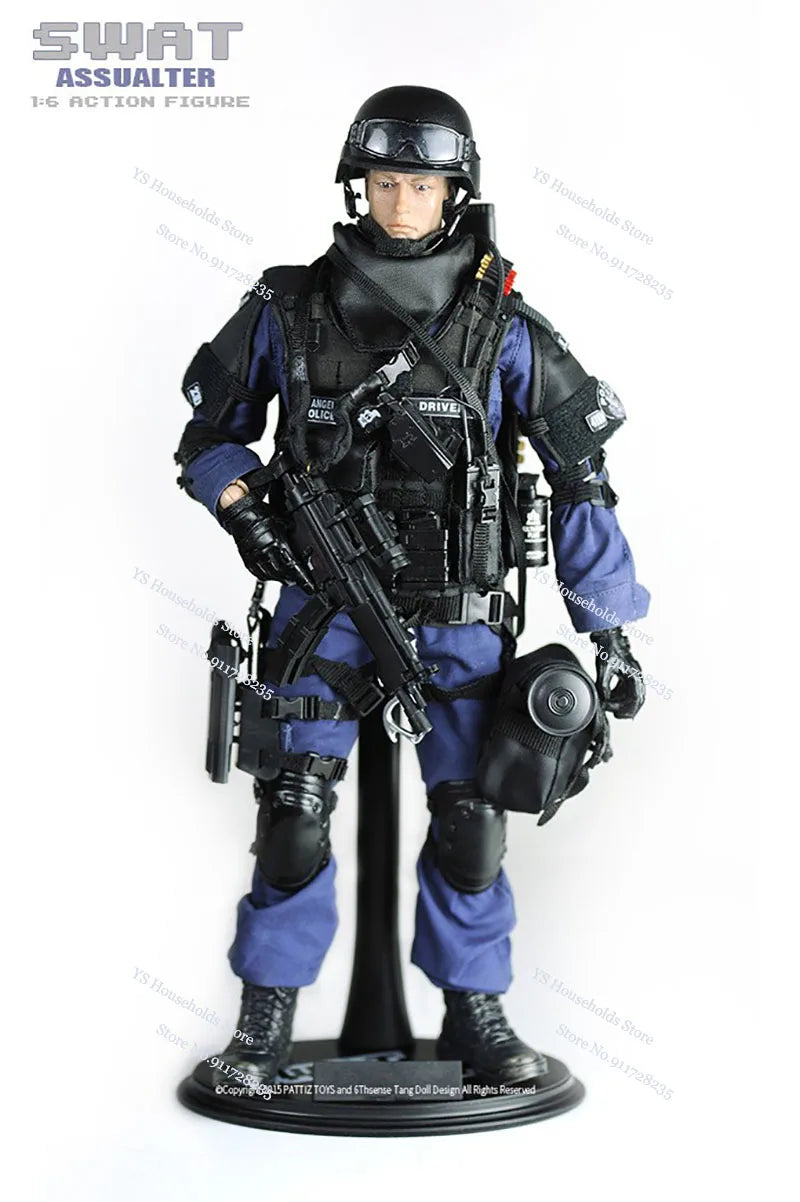 3 Styles Boys Gifts 1/6 SWAT Man Action Figure 30cm PVC Assaulter Attacker Breacher Point Soldier Model  Fans Collection Toys