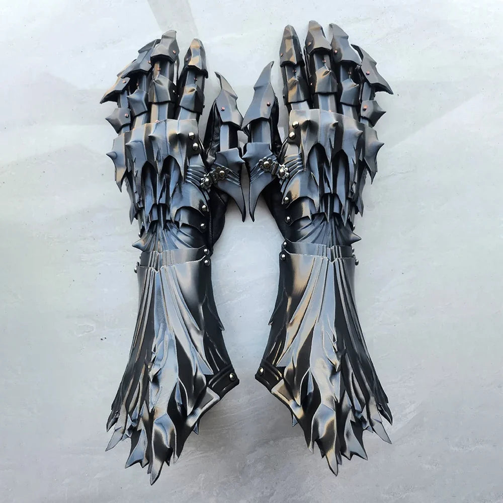 Gloves3D printed silk PLA material, a pair of cosplay prop gloves can be customized dragon-shaped gloves props boys gifte