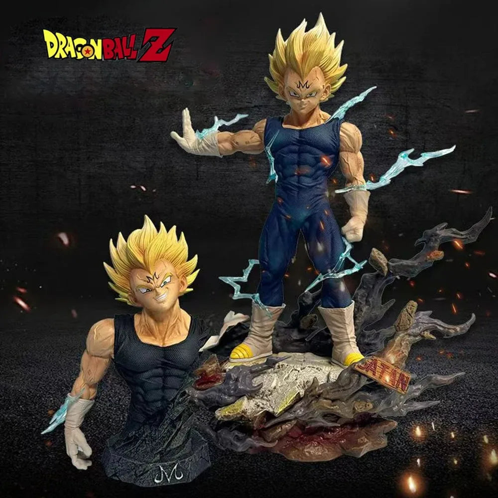 18.5cm/7.28in Anime Dragon Ball Z Figure Majin Vegeta Action Figures PVC Decoration Collection Model Toys Kids Christmas Gifts