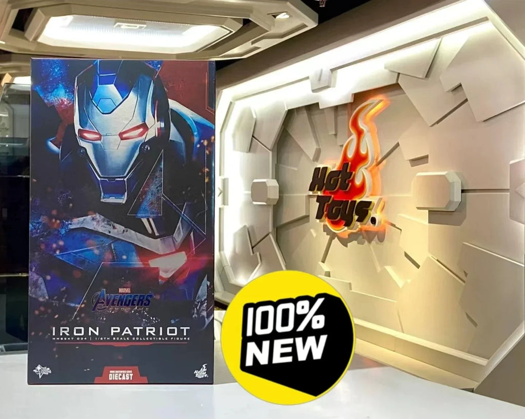 【MT】Hot Toys MMS547D34 Marvel "Avengers 4: Endgame" Iron Patriot Sammlerfigur aus Legierung im Maßstab 1:6, bewegliches Modell, Spielzeug, Geschenk