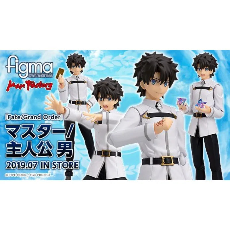 Max Factory Original Figma Fujimaru Ritsuka Master Anime Action Figures Toys for Boys Christmas Gift Collectible Model Ornaments