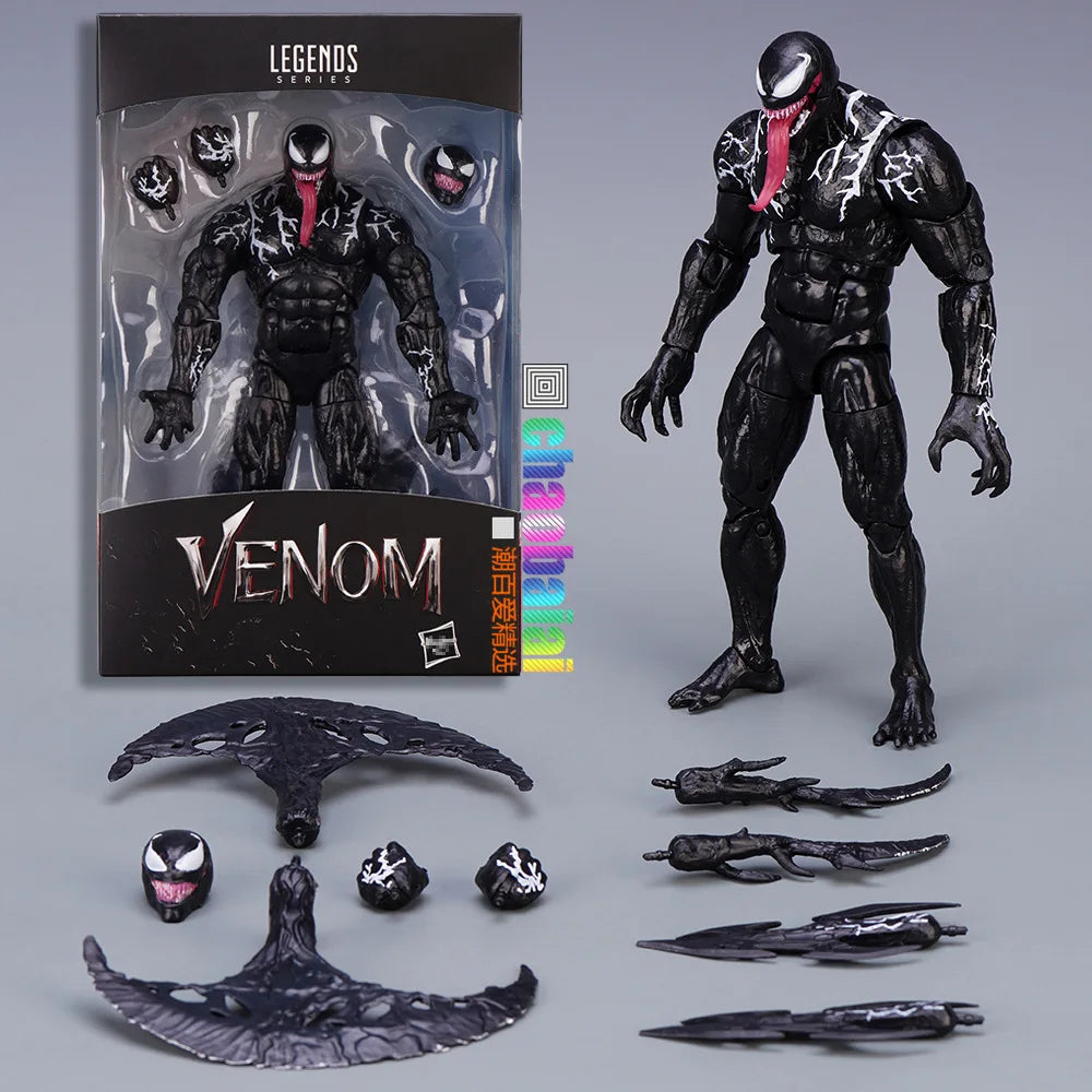 Venom Action Figure 7 Inch And Above Collectible Toy Model Highly Posable Superhero Spiderman Movie Character For Fans